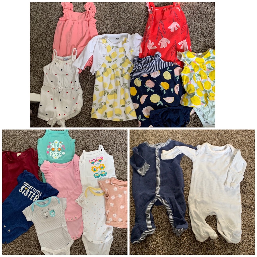 0-3 month clothing haul